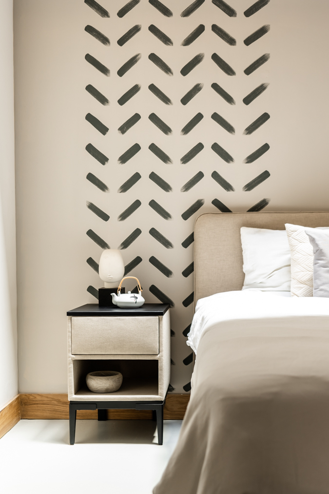 Kontraste durch Materialien und Muster