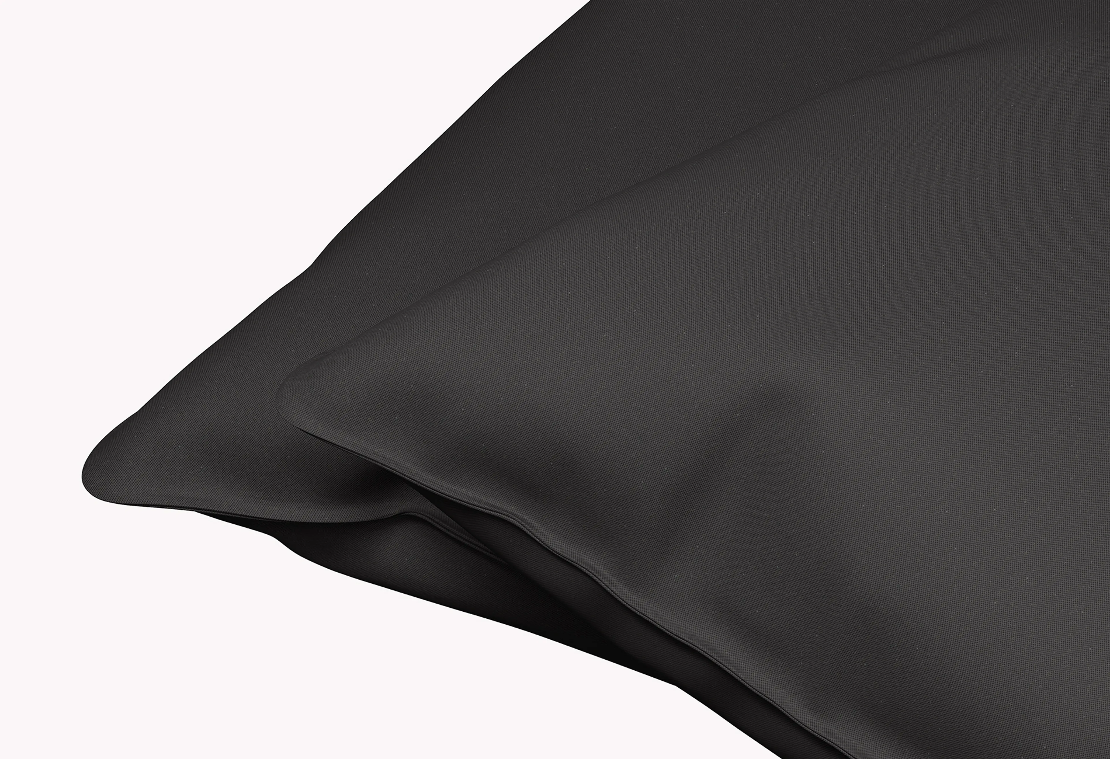 Kissenbezug Dixxius Excellent Percale Anthrazit (2er-Set)