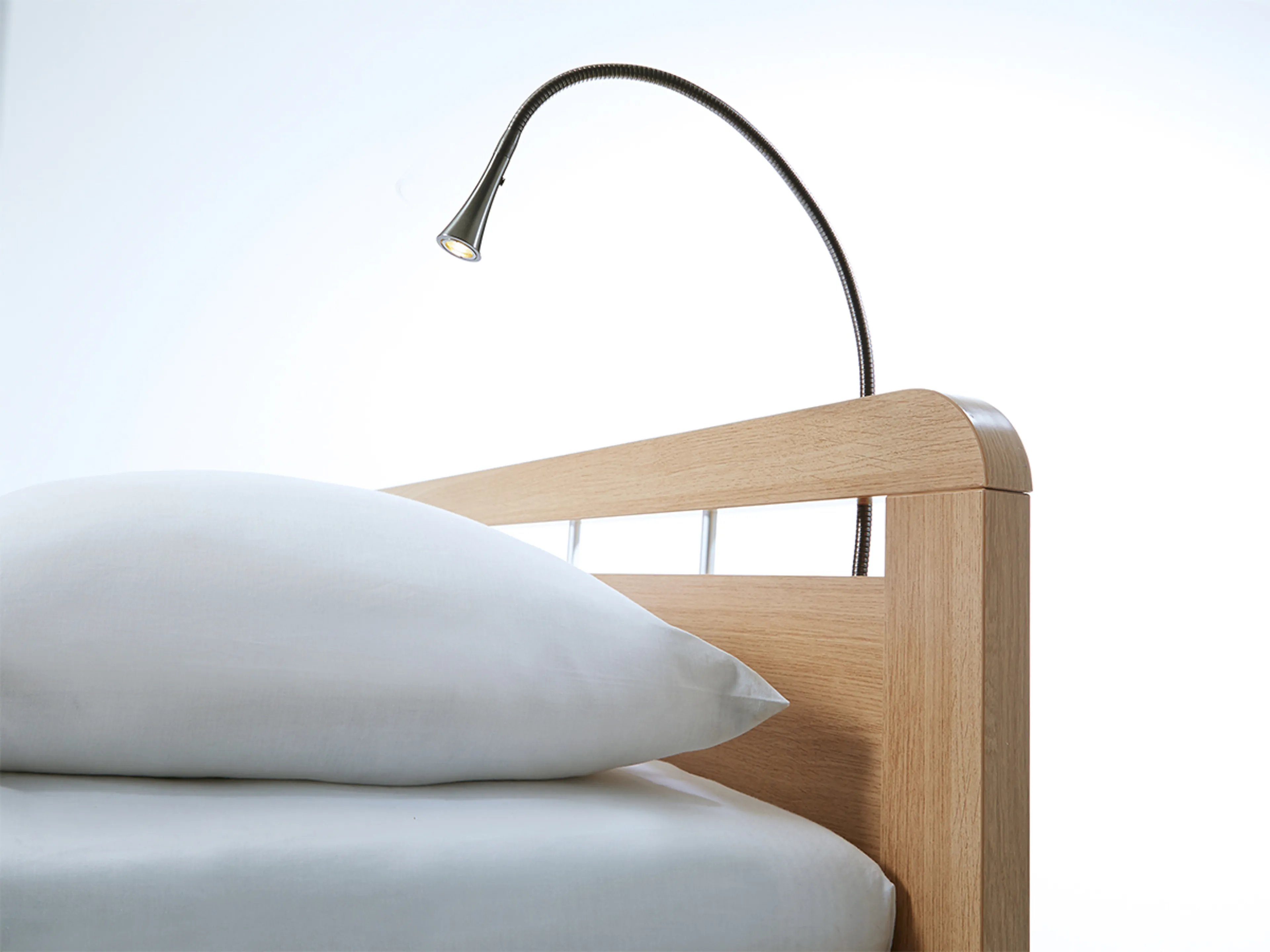 Bettleuchte Tulip Black Chrome