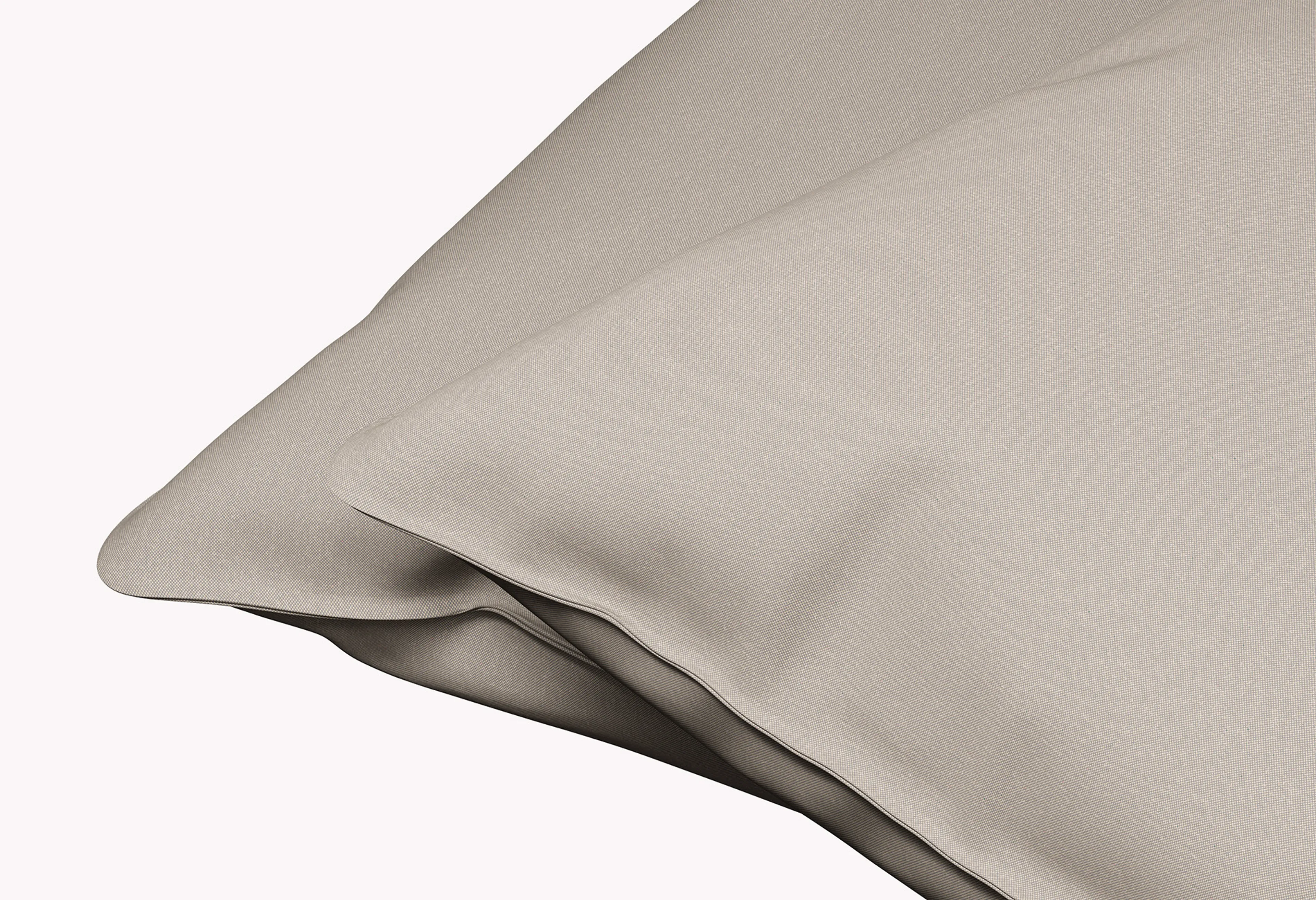 Kissenbezug Dixxius Excellent Percale Sandfarben (2er Set)